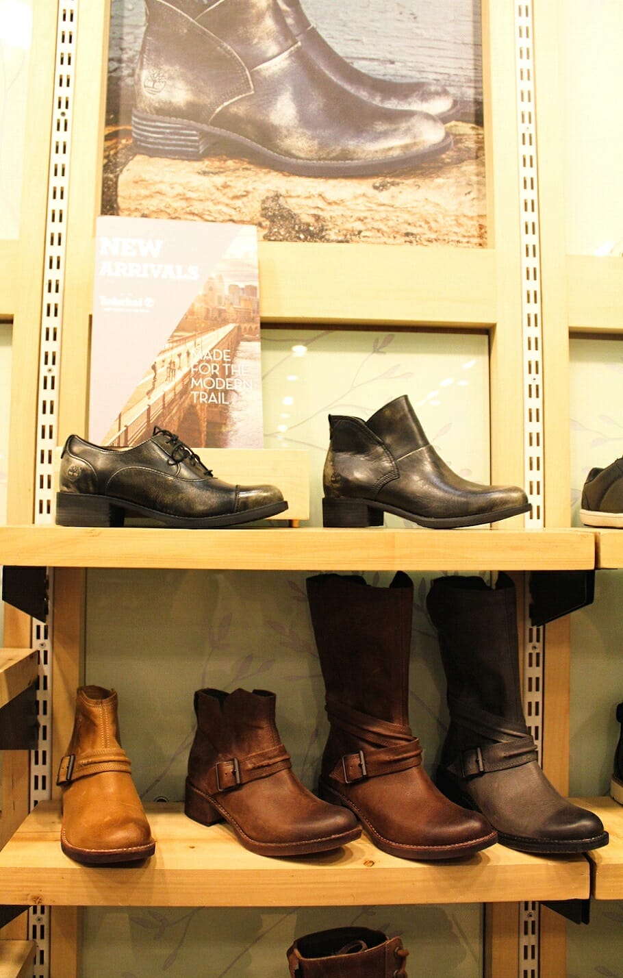 Top left: The Beckwith Leather Oxfords offers a unique gunmetal finish on polished leather.