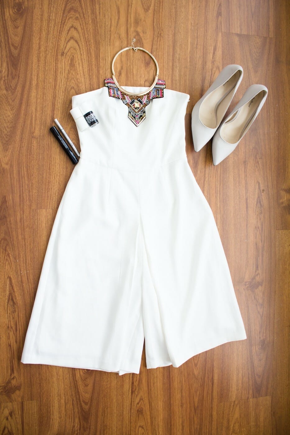 Jumpsuit from Love, Bonito, shoes from Zalora